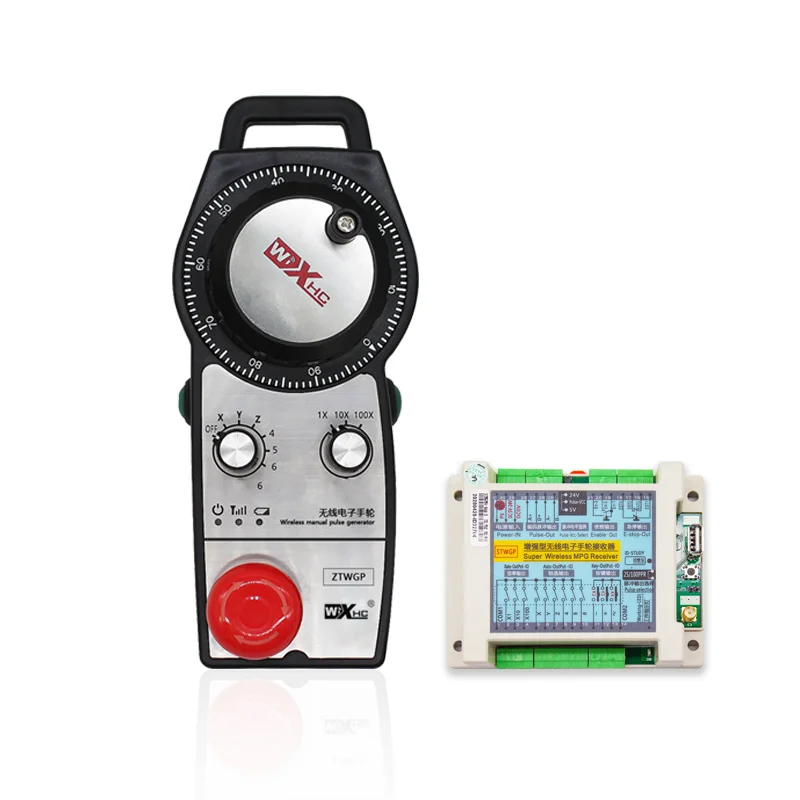 

XHC Manual Pulse Generator CNC Machine Remote Wireless MPG Pendant Remote Control Electronic Handwheel CNC Controller ZTWGP