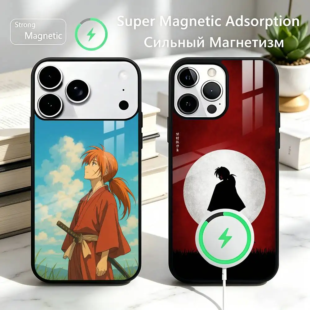 

R-Rurouni Kenshin Hi-mura Phone Case For iPhone17,16,15,14,13,12,11 Plus,Pro Supports Magnetic Wireless Charging