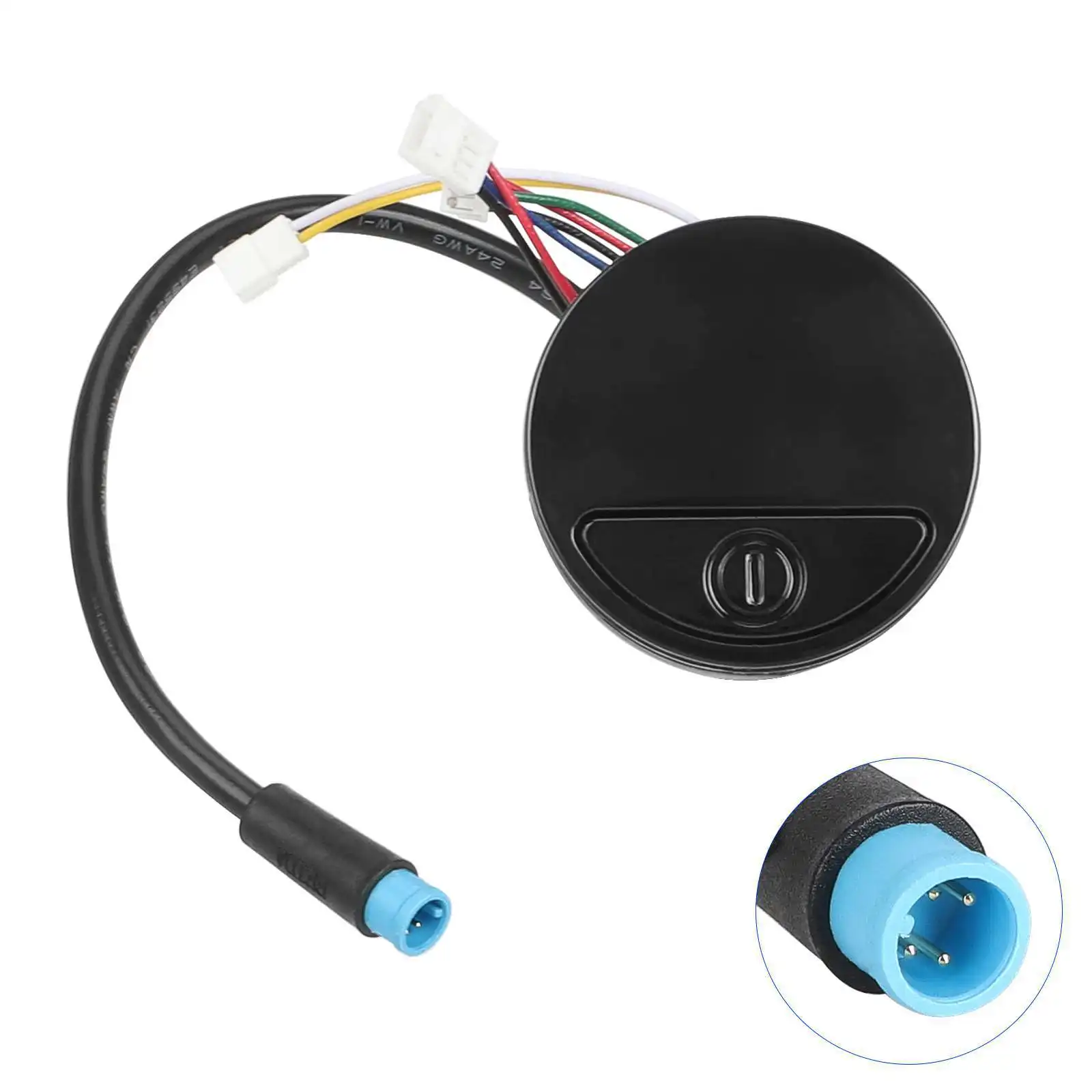 

Дисплей для электрического скутера, круглая Bluetooth-доска Ninebot ES2/ES1/ES3/ES4, инструмент для скутера, водонепроницаемый силиконовый чехол