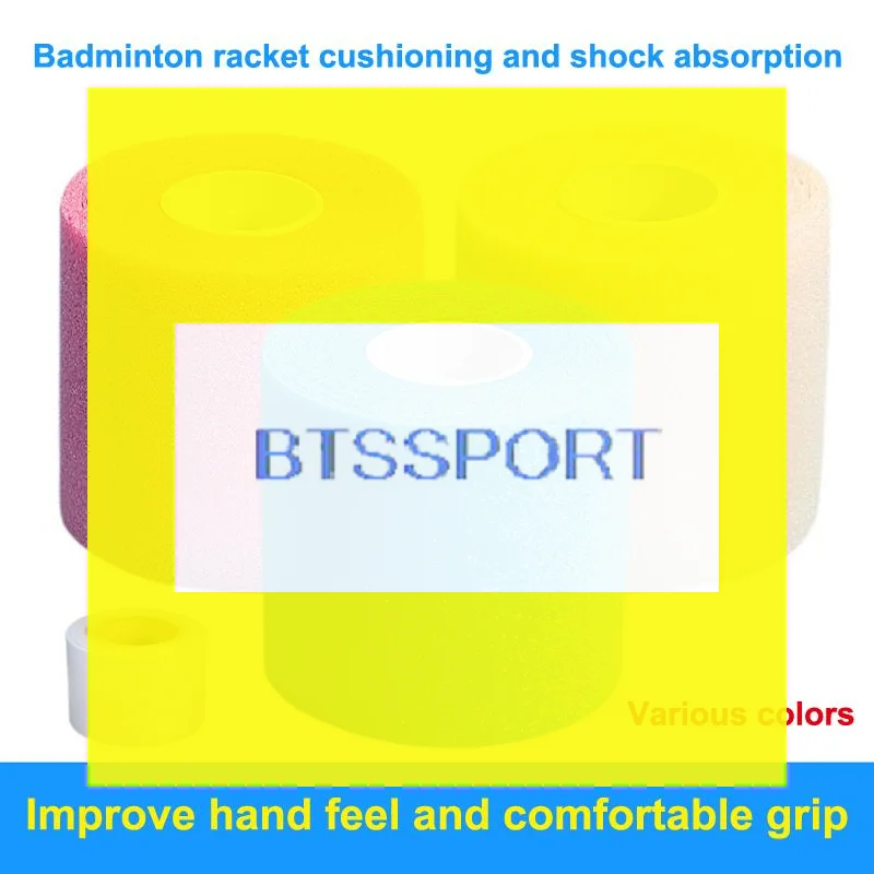 1/2 Rolls Anti-slip Tennis Badminton Grip Tape Athletic Sponge Pre Wrap Tape Racket Grip Priming Cushioning Tape