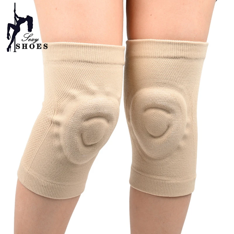 Silicone Dance Knee Pads Men Women Sports Running Skipping Rope Joint Protection Basketball Knee Equipment Lightweight Breathabl