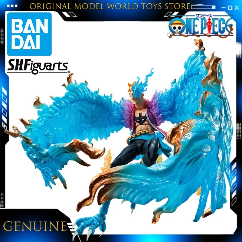 

Original Bandai One Piece S.H.Figuarts Marco Marineford Ver. Figure Anime Action Model Figurals Brinquedos Toys