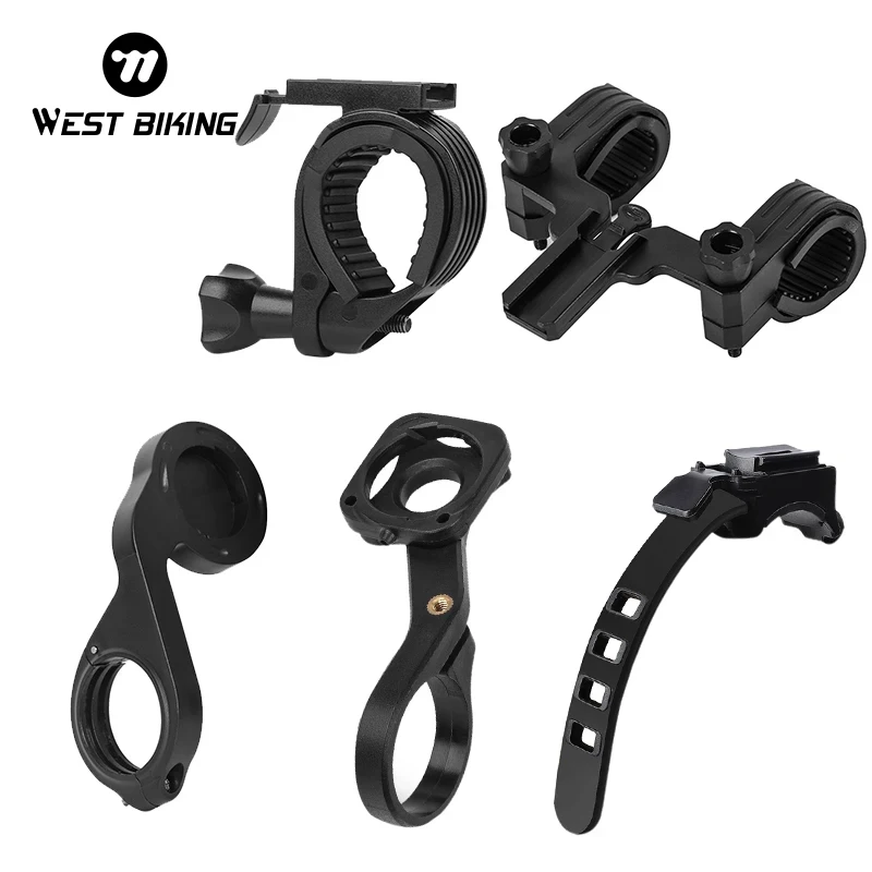 WEST BIKING Bicycle Computer Mount Holder Bracket Stand Bicycle Light Bracket Adaptor Computer Stopwatch Bicycle Accessories