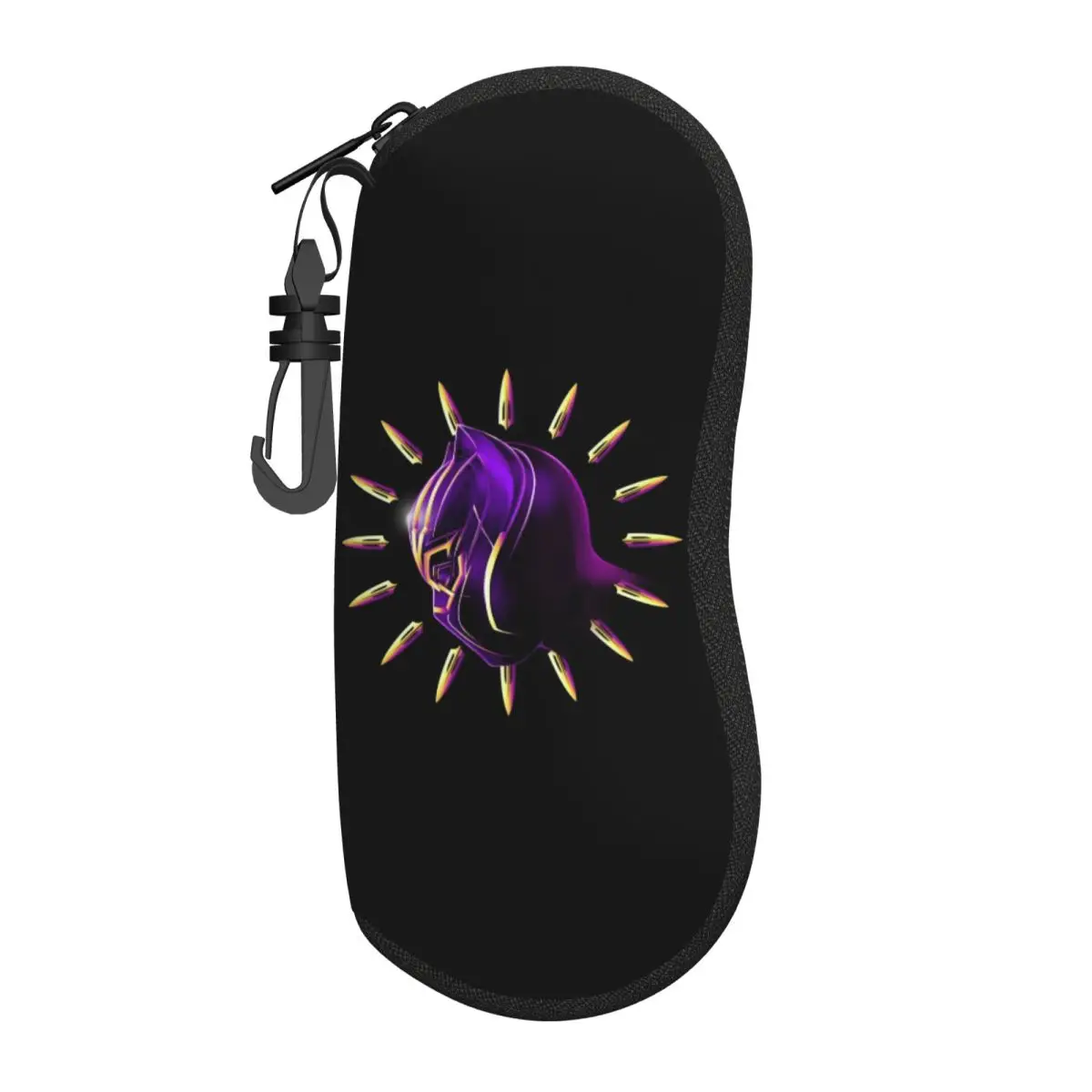

Custom Black Panther Movie Sunglasses Soft Case Neoprene Zipper Shell Eyeglass Case Custom Protective Box For Glasses