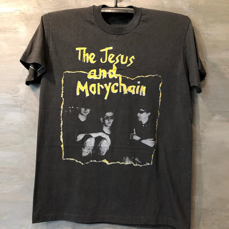 

The Jesus and Mary Chain Post-Punk Classic Band Retro Hip Hop Men's and Women's Summer Casual Sports Short Sleeve T-Shirt Tide