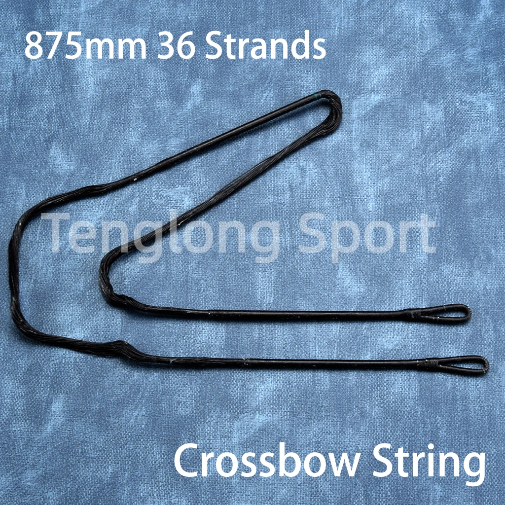 Arco e flecha Crossbow String 875mm 36 Vertentes para 200-300 Lbs Bow Preto 1pcs