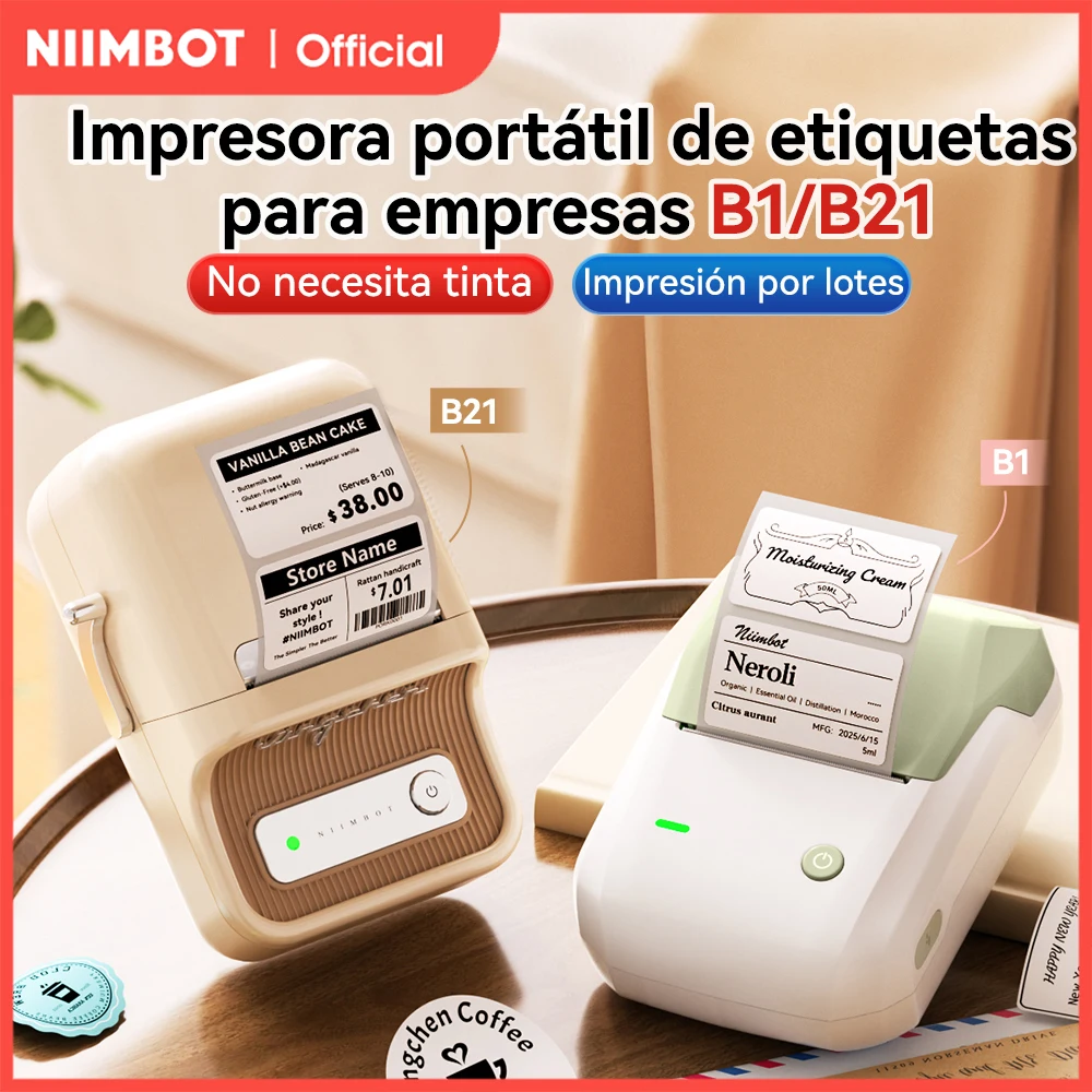 NIIMBOT D11 New Version Label Printer Mini Portable 300DPI Bluetooth Wireless Label Maker Name Tag Kitchen Sticker PrintingMaker