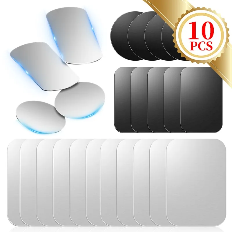 Ultra Thin Metal Plate for Car Phone Holder Universal Iron Sheet Disk Sticker Mount Mobile Phone Magnet Stand for Samsung IPhone