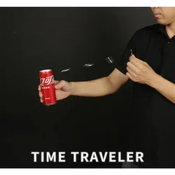 TIME TRAVELER Close up Magic Tricks Signed Key Into Coke Can Street Magic Props Mentalism Illusions Magician Toys Bar Gimmick