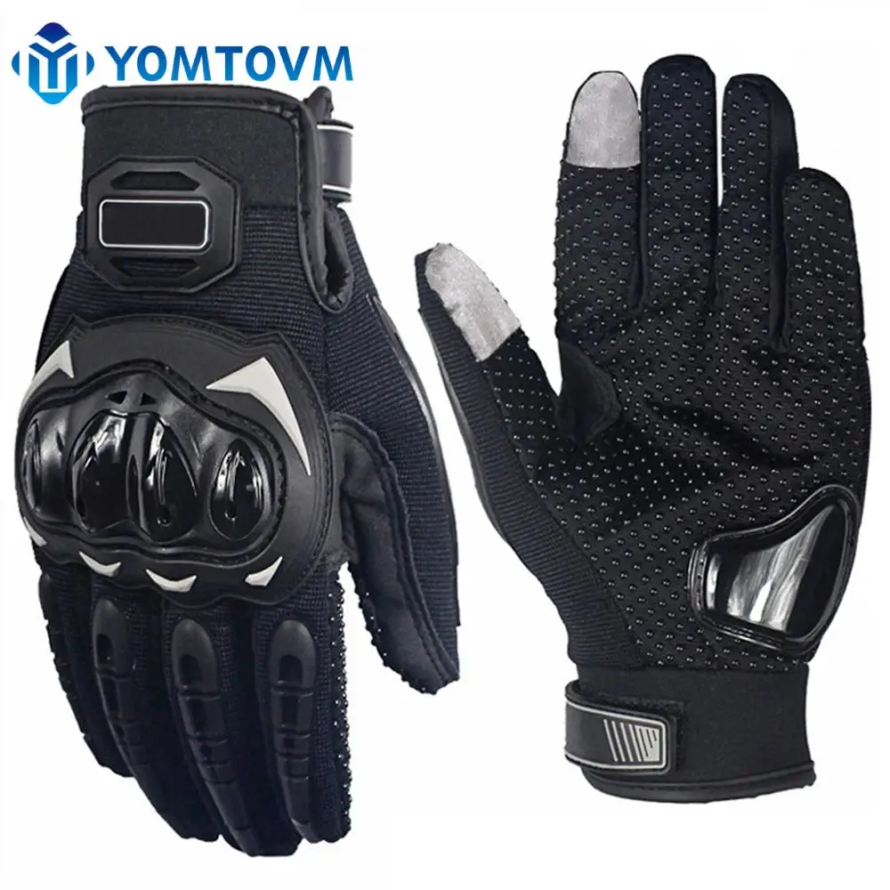 

Motorcycle Gloves Touch Screen Summer Breathable Full Finger Moto Biker Gloves Non-slip Wear-resistant Motocross Racing Gloves