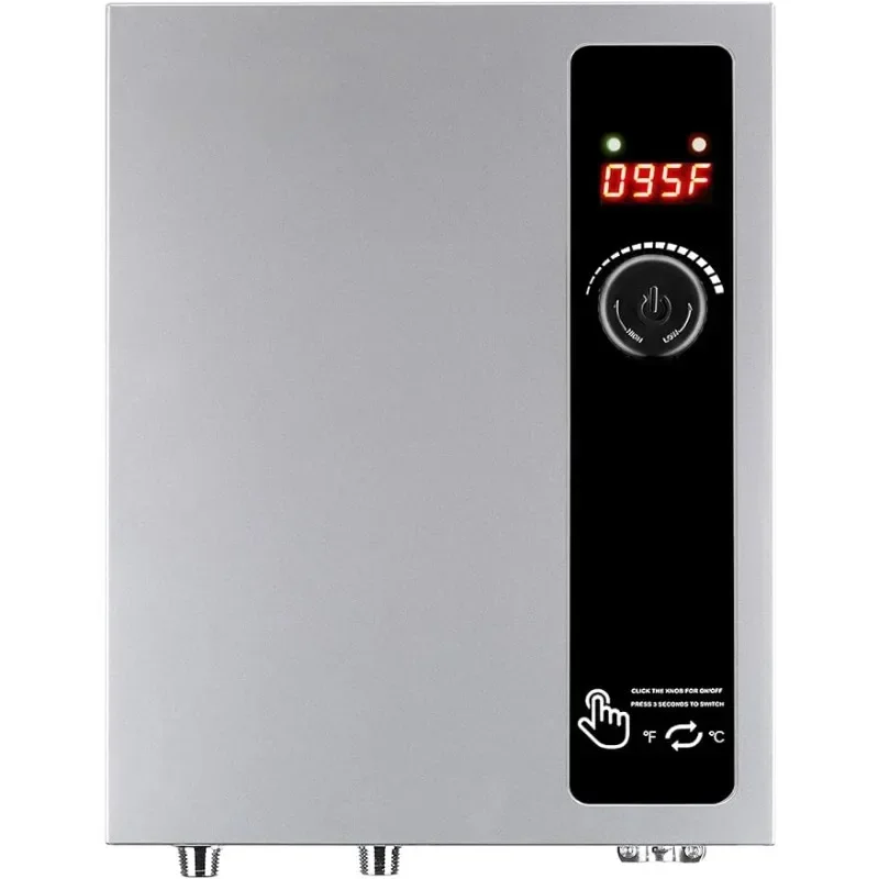 

HAOYUNMA Electric Tankless Water Heater, On Demand Instant Hot Water Heater, Self Modulating Energy Saving, Save Space