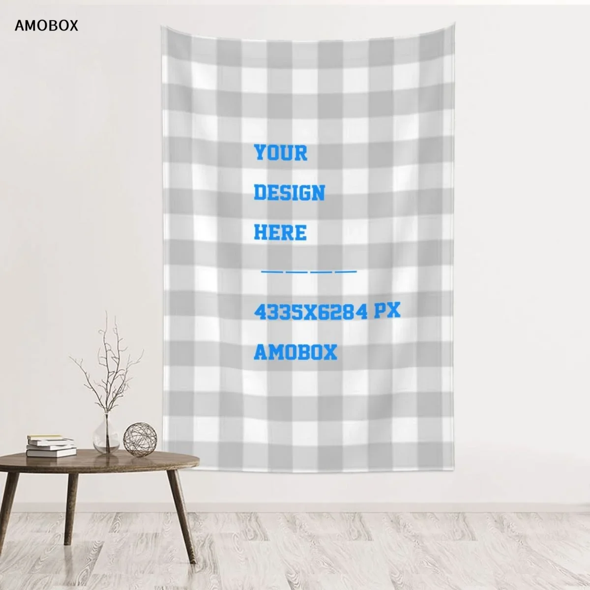 AMOBOX-Custom Wall Tapestry,Backdrop,Wedding Tapestry,Personalized Image,Photo or Logo, 60x40in