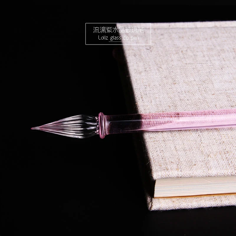 Collection Colors  Transparent Crystal Glass Dip Pen[ Creative Gifts