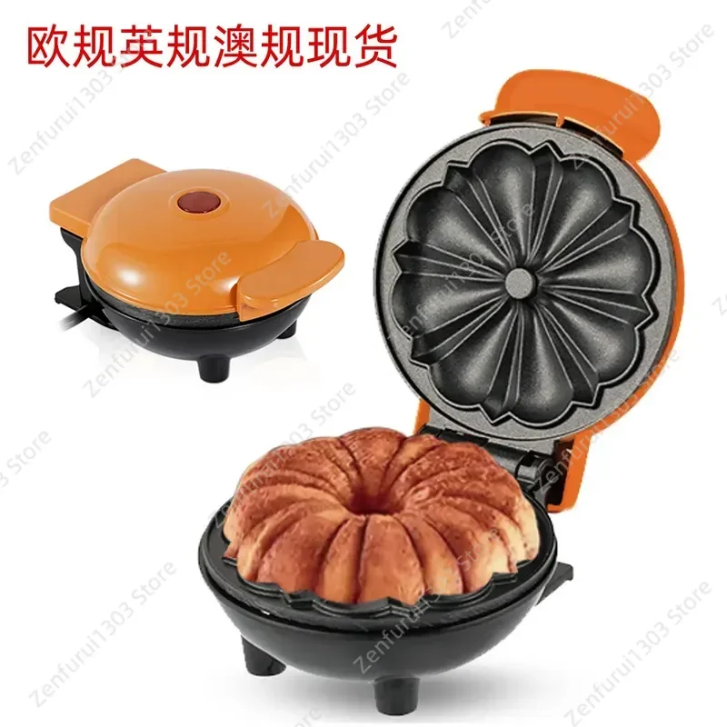 For Multifunctional Mini Donut Maker Double Sided Breakfast Machine Pumpkin Cake Baker Household Electric Appliance