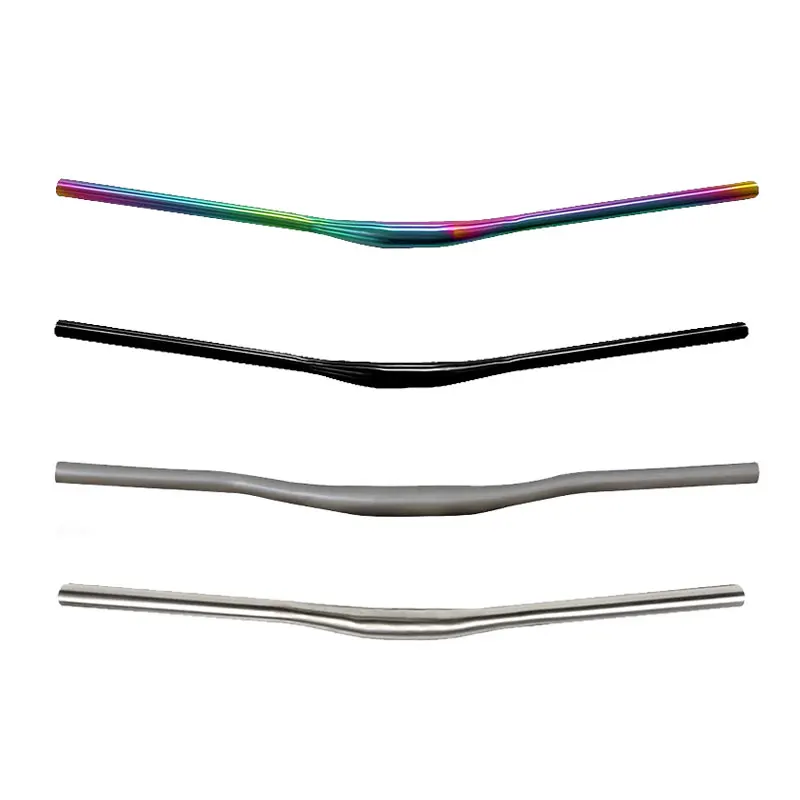 Titanium Alloy Rise Bar for MTB, Swallow-shaped Handlebar, Cycling Parts, 31.8*680-720mm