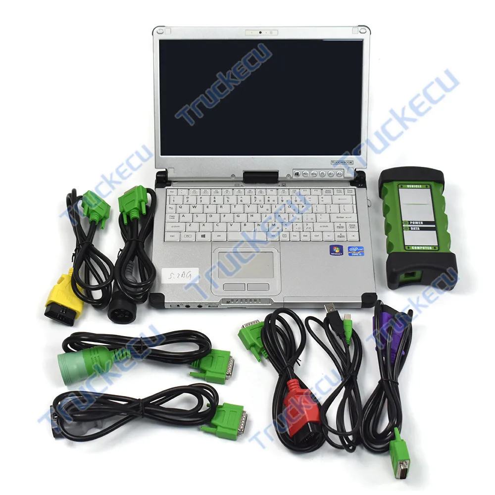 

Commercial Fleet engine Truck Diagnostics Scanner Tool with Noregon DLA +Toughbook CFC2 laptop