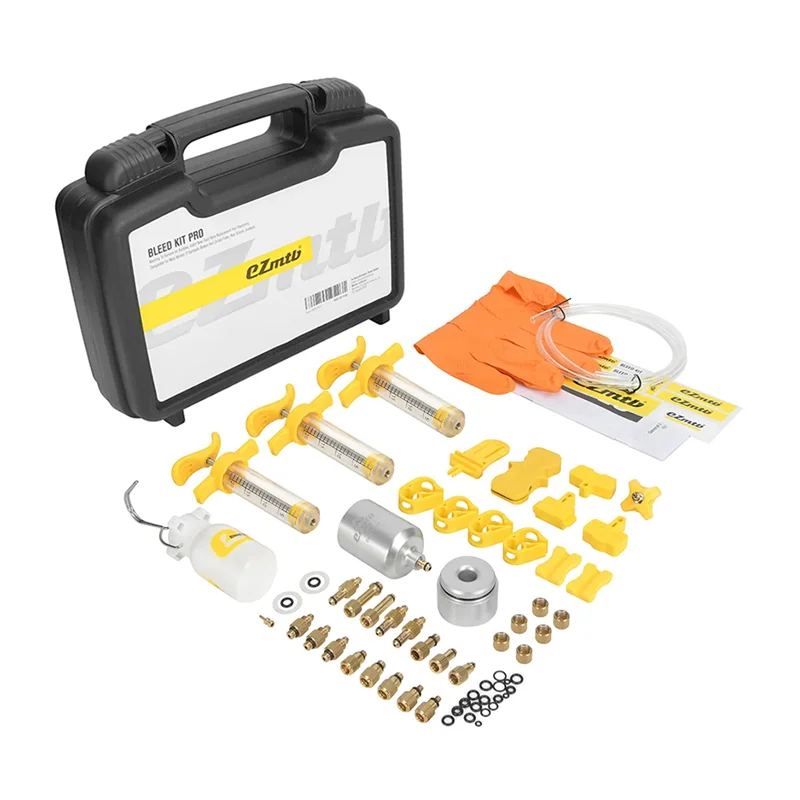 A69P-Ezmtb 2023 Pro Bicycle Hydraulic Disc Brake Oil Bleed Kit For SRAM SHIMANO Avid Series Bike Brake Repair Tool