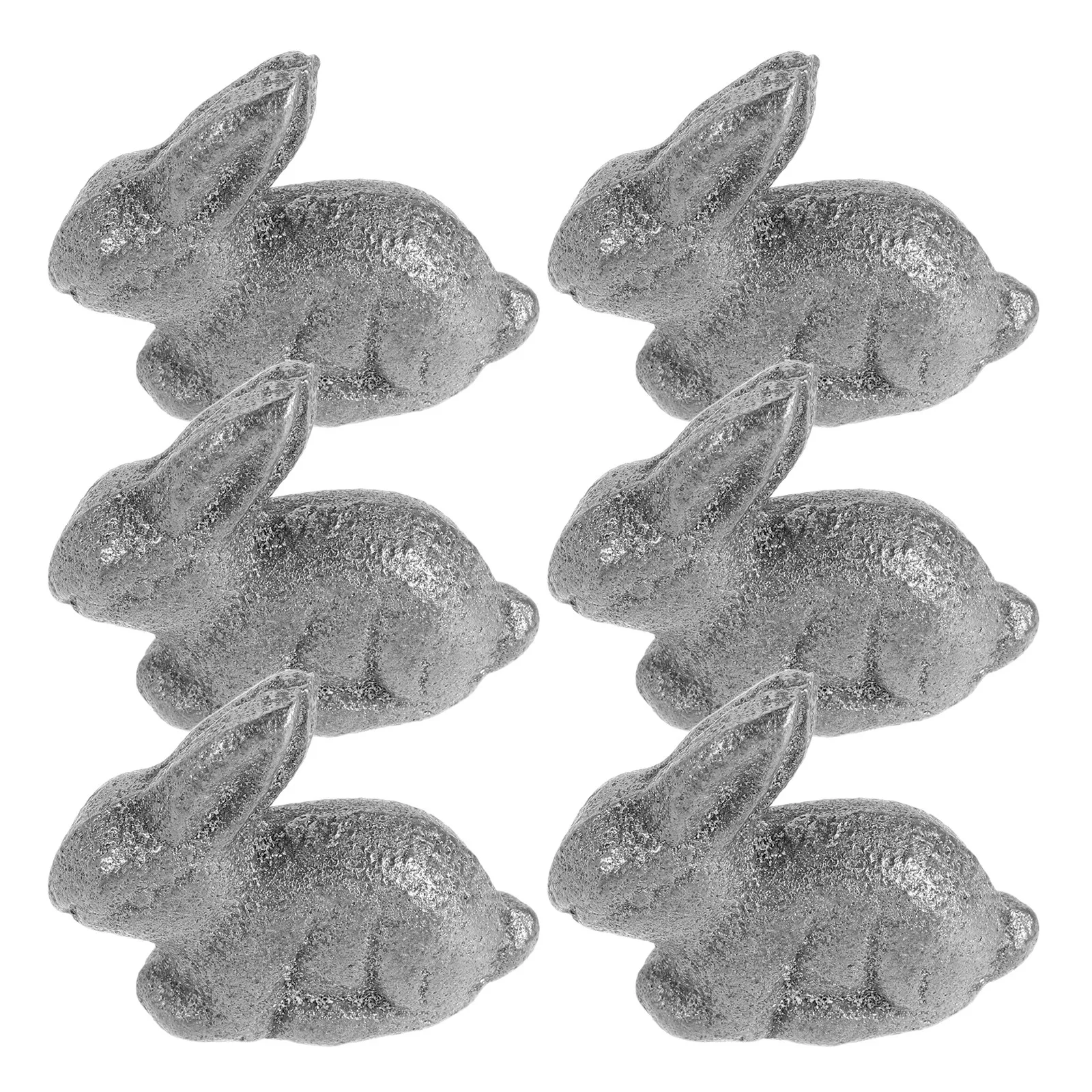 6Pcs Metal Rabbit Iron Cooking Tool Natural Supplement for Vegans Athletes Pregnant Women Anemia Iron Recovery