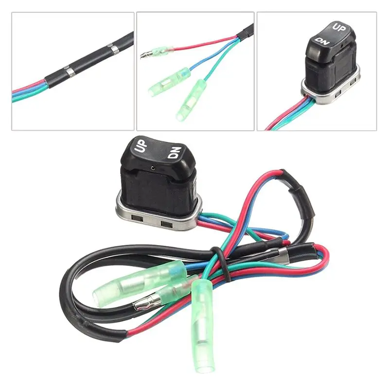 Rare 5X Trim Tilt Switch For Engine Motor Outboard Remote Control 703-82563-02-00