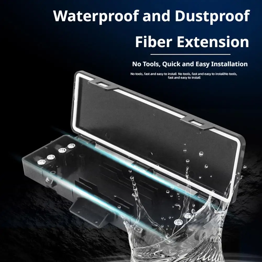 1-Core Fiber Flange Protection Box Thickened Flame-Retardant Adapter Storage Box for Optimal Safety And Durability