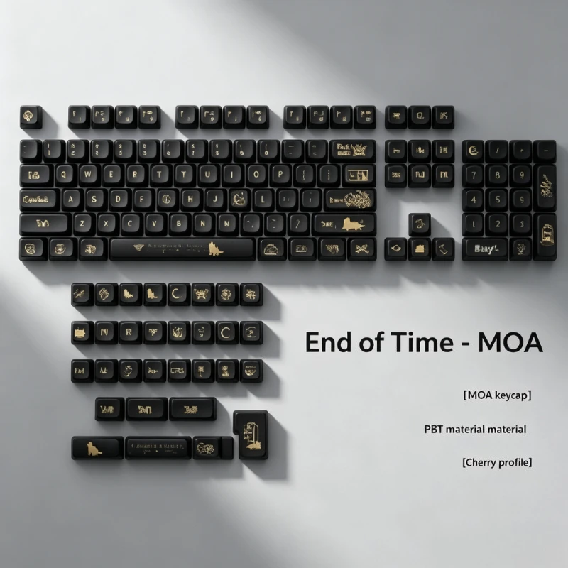 Key cap MOA heat sublimation 131 key magnetic shaft DIY small full set PBT customization