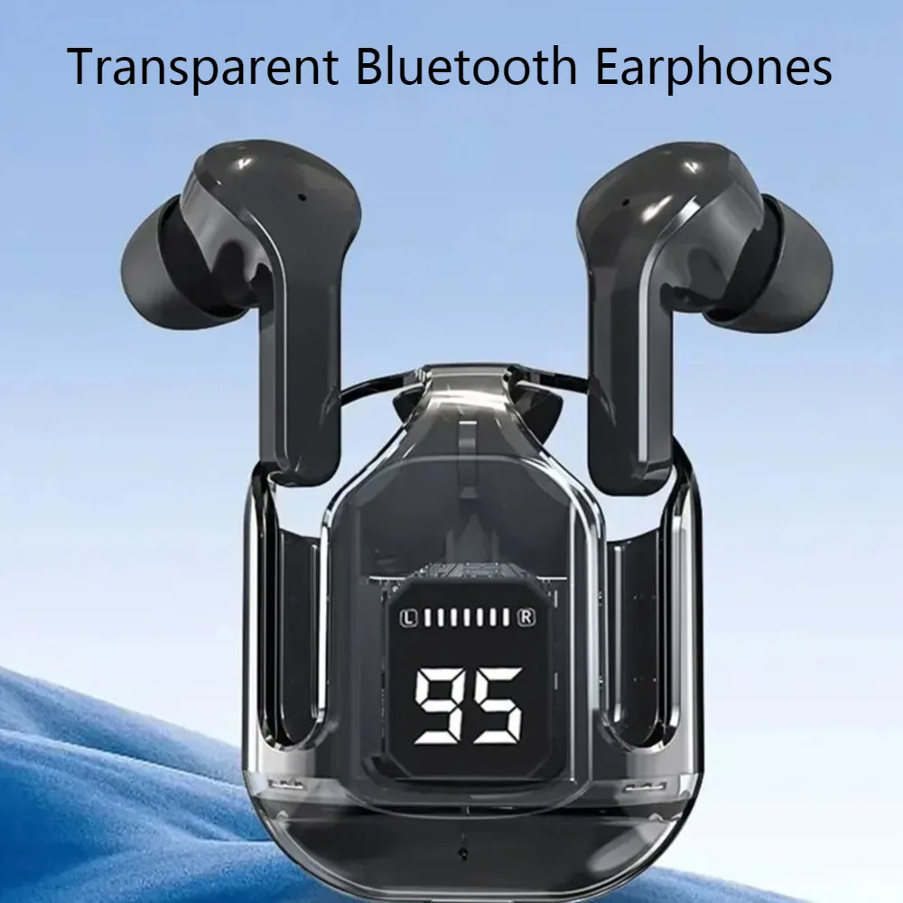 

Hot Selling Transparent Bluetooth Earphones With Noise Reduction, High Sound Quality, And Long Battery Life, Comfortable To Wear