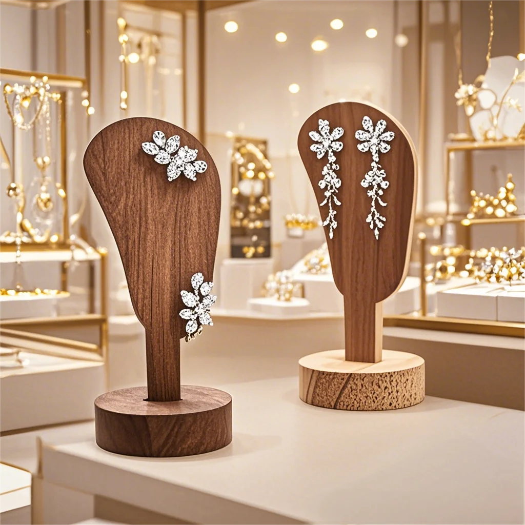 

Portable Earring Display Stand Jewelry Rack Ear Shaped Ear Studs Organizer Holder Rack for Earrings Earrings Display Tool