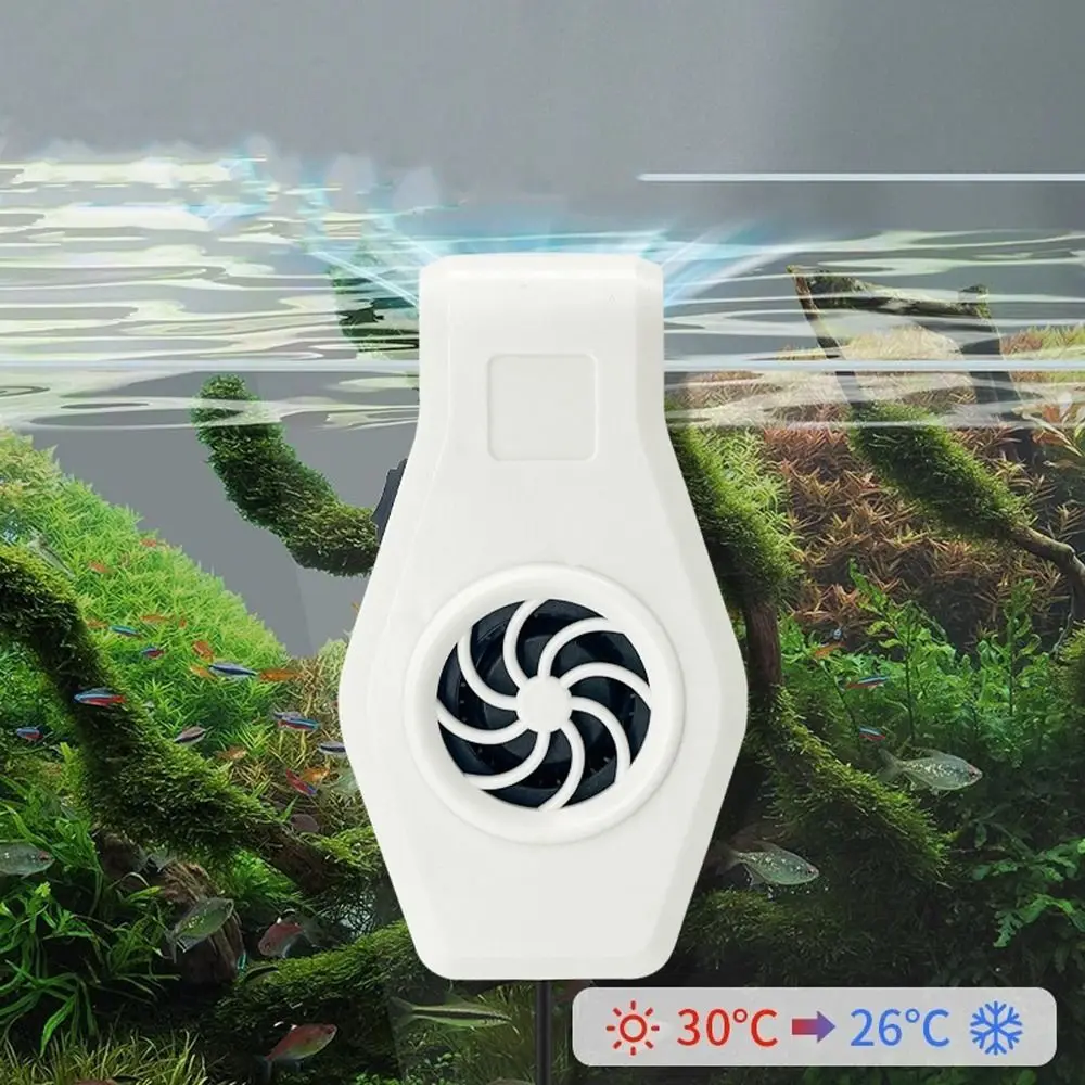 

Durable 2 Wind Speed Aquarium Chillers Fan Wall Mount Adjustable Fish Tank Cooling Device Plastic Cooling Fan Summer