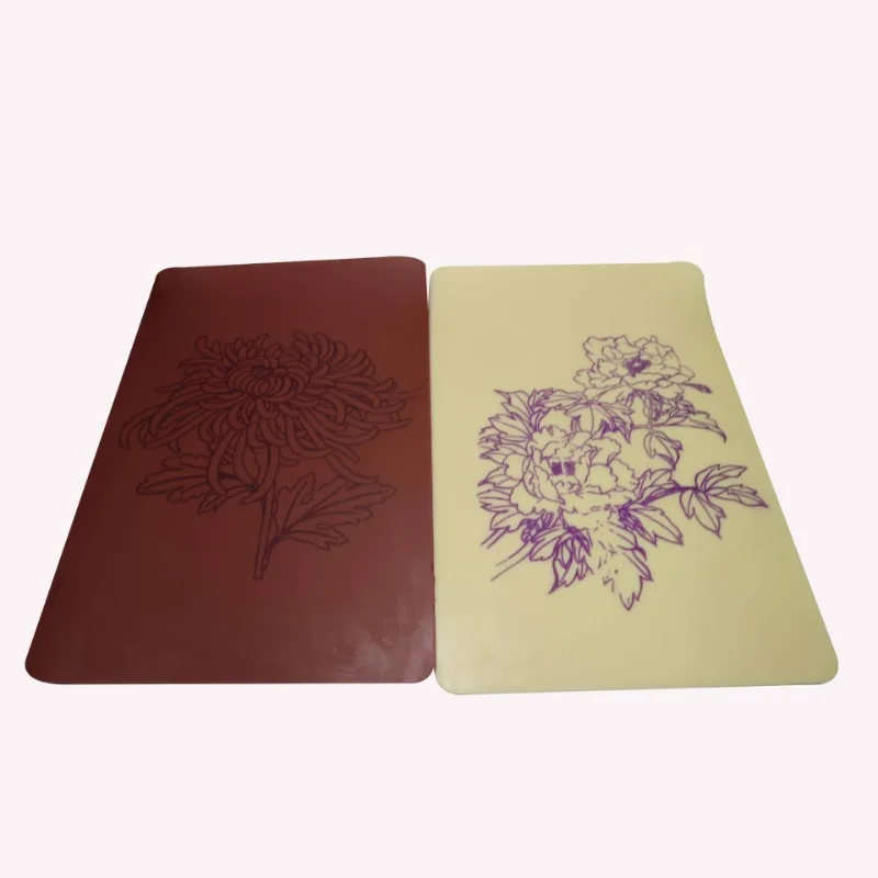 

1PC Brown Tattoo Blank Practice Skin Black Leather Practice Skin A4 Size Thick Practice Fake Skin Tattoo Accessories 20x30cm