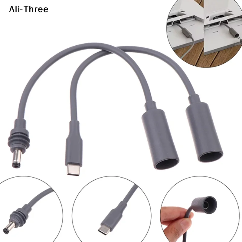 For Mini Type-C DC Extension Cable Female To Male Plug Waterproof Power Converter Adapter