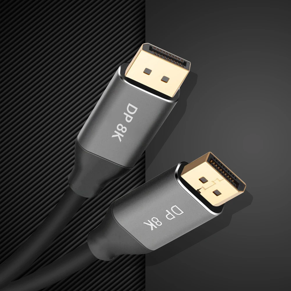 

8K60Hz Computer Monitor Connection Cable Dynamic HDR Video Cables 120Hz/144Hz/165Hz Audio Visual Sync for Monitor Projector TV