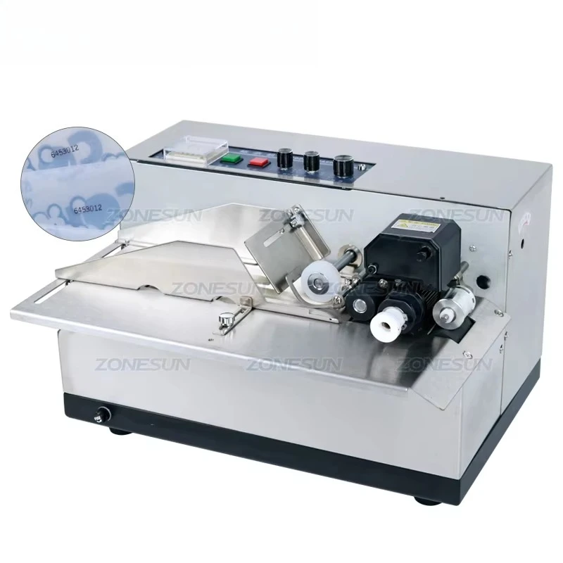 ZONESUN MY-380F إنتاج آلة طابعة التاريخ لحقيبة بطاقات الترميز الصلبة الجافة