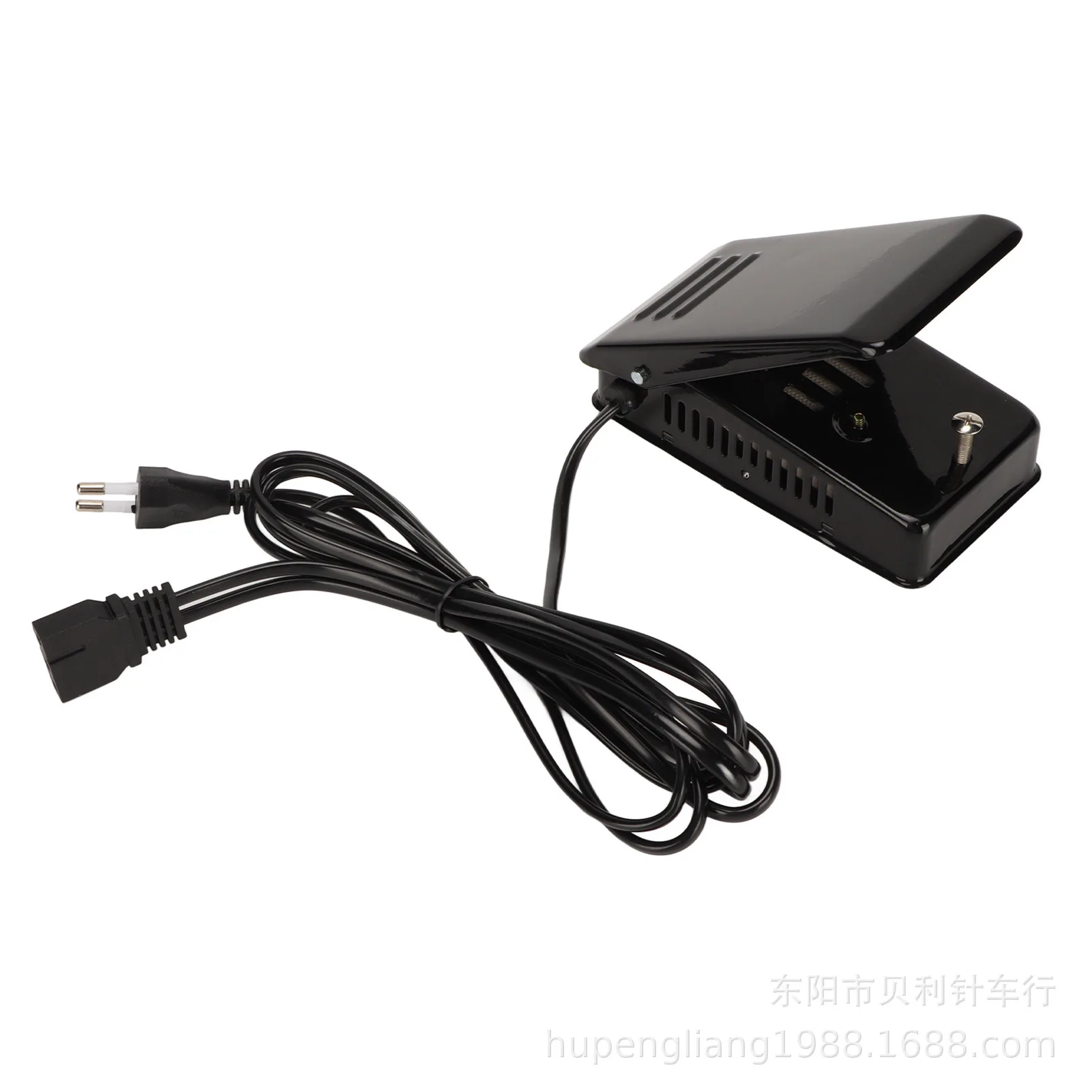 

3 Holes Sewing Machine Foot Pedal Black Iron Durable Replacement Power Cord Easy Install For Home Sewing Machine Accessories