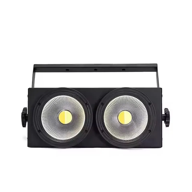 

Светодиодный светильник с двумя глазами, прочный 200 Вт, светодиодный светильник Cob Par, сценический слепой, управление DMX, 2 глаза, светодиодный слепой свет