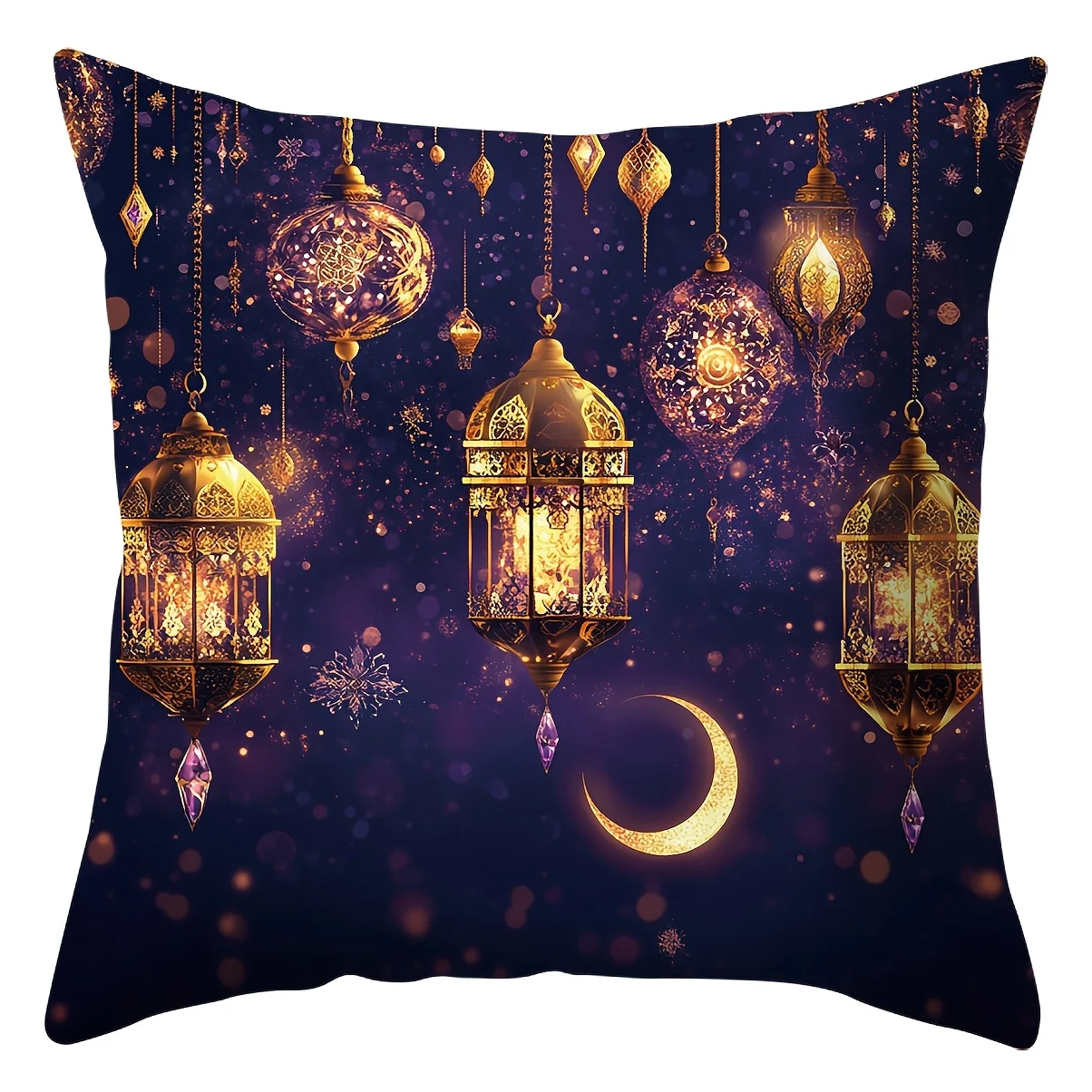 Juego  4 piezas, estilo BOHO, luna, cactus, patrón  farol, 40.64 x 40.64 cm, 45.72 x 45.72 cm, 50.8 x 50.8 cm, acuado para