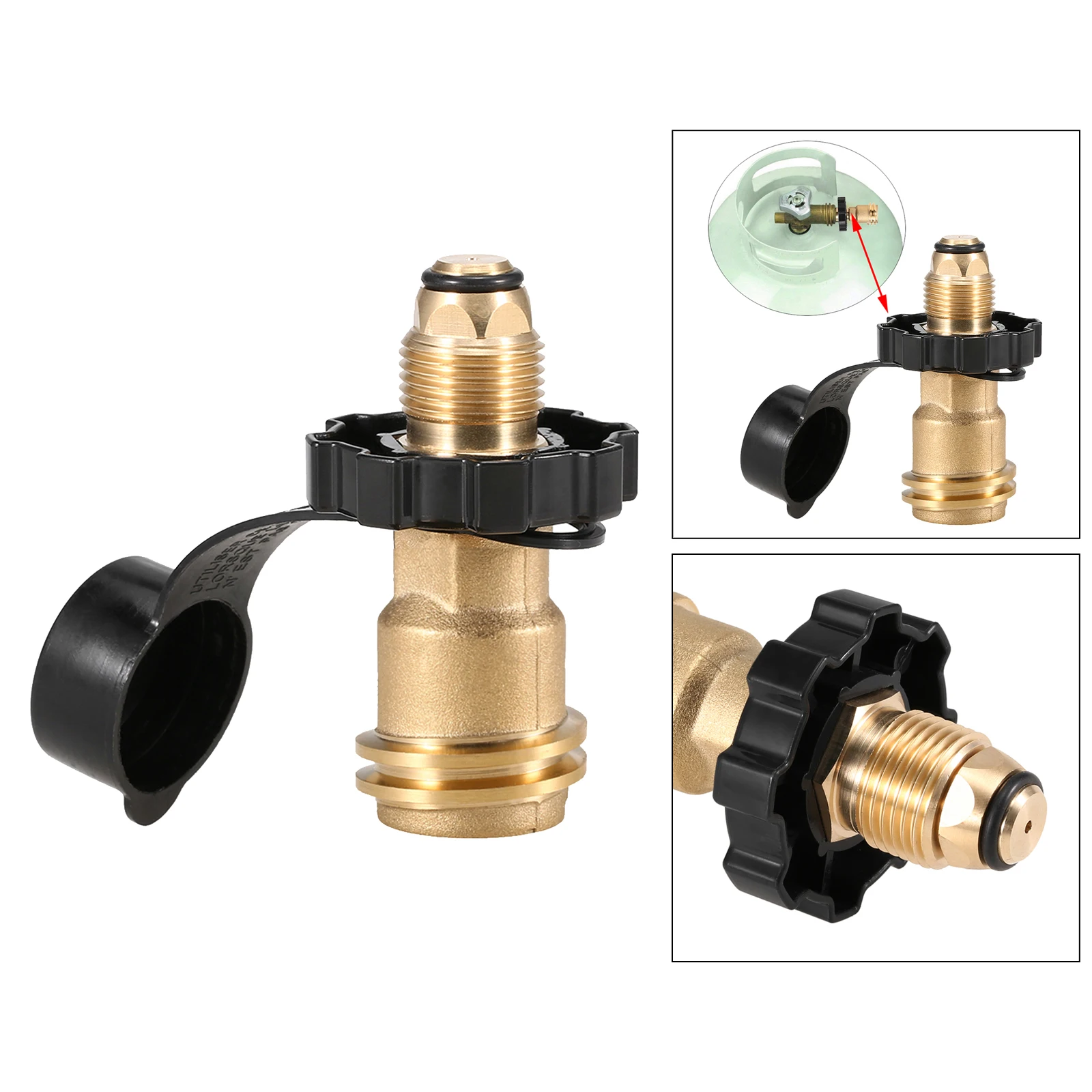 황동 탱크 어댑터, POL-가스 압력 조절기 변환