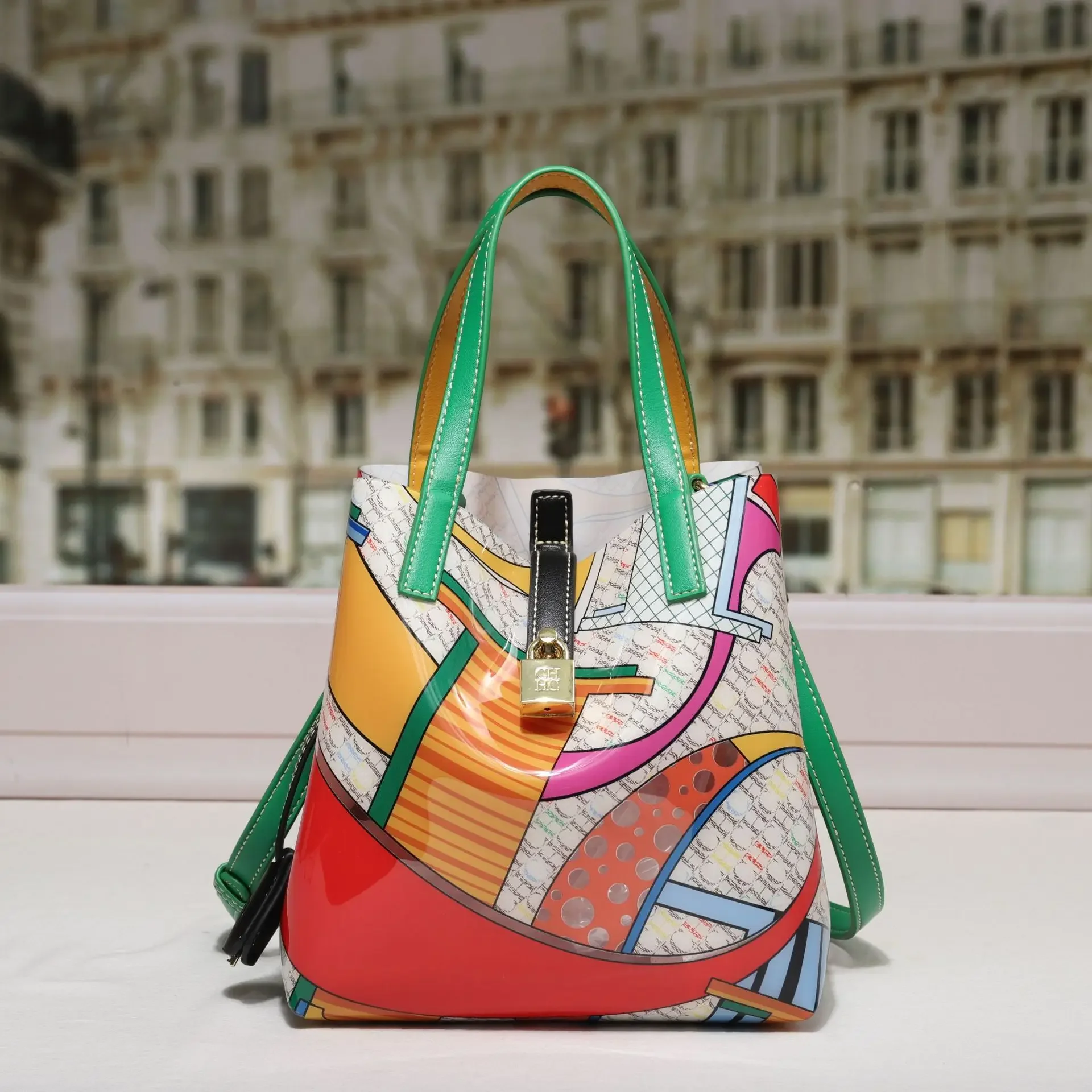 

2025 Famous Designer Luxury Leather Handbag For Ladies Elegant Tote Bags Popular Classic Brand Women CHHCCH