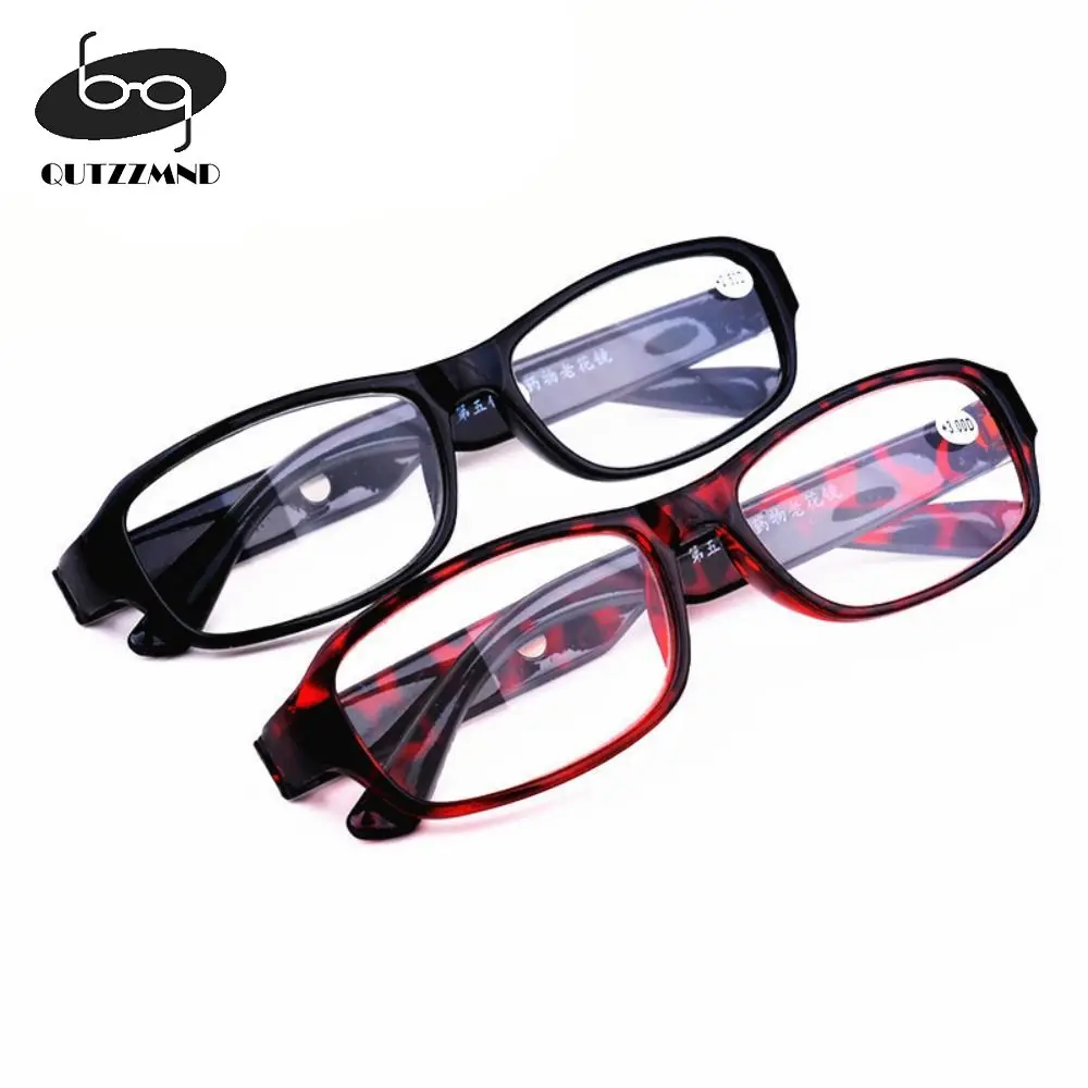 New Bussiness Reading Glasses Optical Lens Plastic Rectangle Frame Reader Men Women Anti Eyestrain Eyewear Diopter +1.0~+6.0