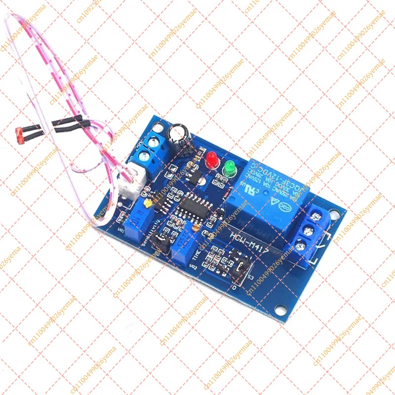 DC 5V/12V/24V Photoresistor Relay Module, Adjustable Light Brightness Sensor Timer Switch