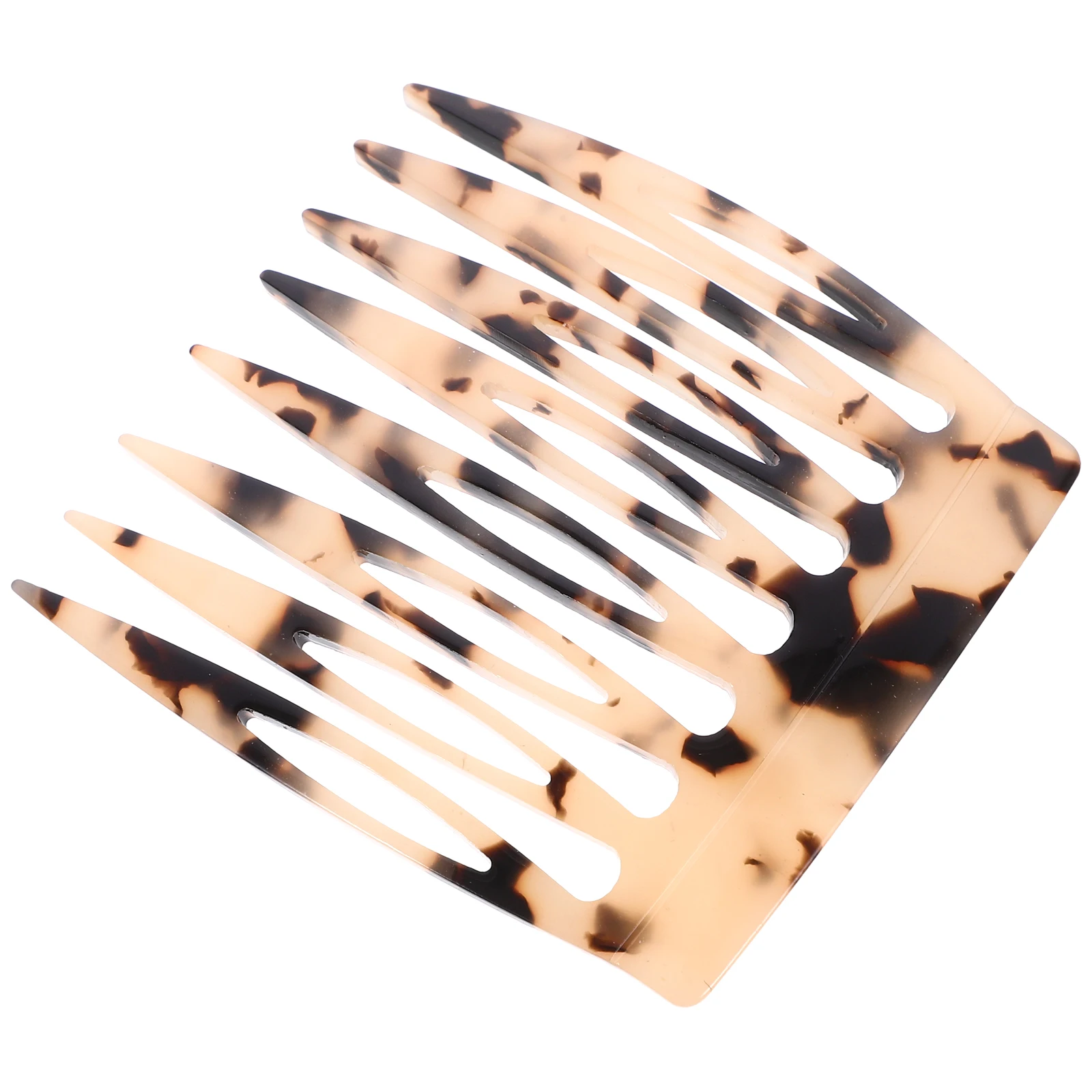 

Acetate Hair Comb for Women Small Curly Broken Styling Vintage Leopard Bride Side French Combs Accessories Non Decorative Aid