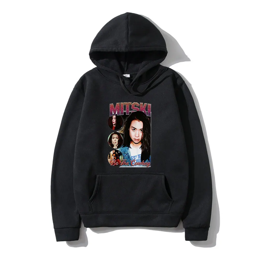 Mitski Be The Cowboy Poster Music Album 2022 New Product Fashion Print Winter Long Sleeves Loose Sports Simple Couples Hoodie