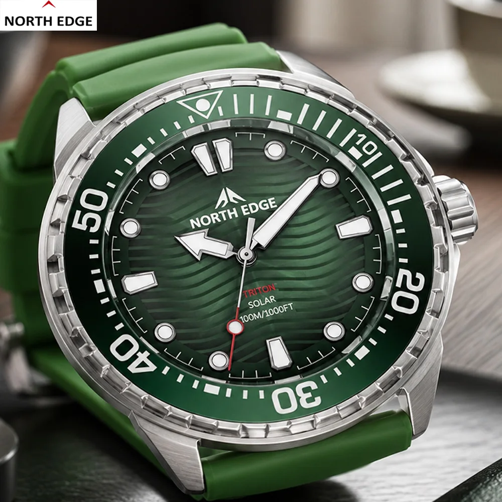 NORTH EDGE TRITON Mens Military Sport Watch Digital Waterproof Alarm Clock Calorie Step Count Backlight Outdoor Male Wrist Watch