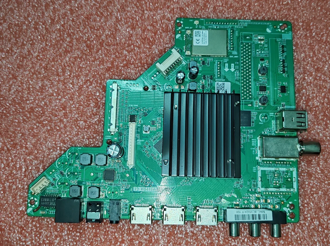 

TD.MS6886.762 4K WiFi TV motherboard, physical photo, tested for st5461d04-6 screen configuration