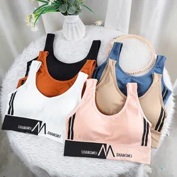 HH Girls Bra Kids Cotton Comfort Bras Baby Girl Solid Colors Top Child Casual Underwear For Girls Clothes For Teens Sports Bra