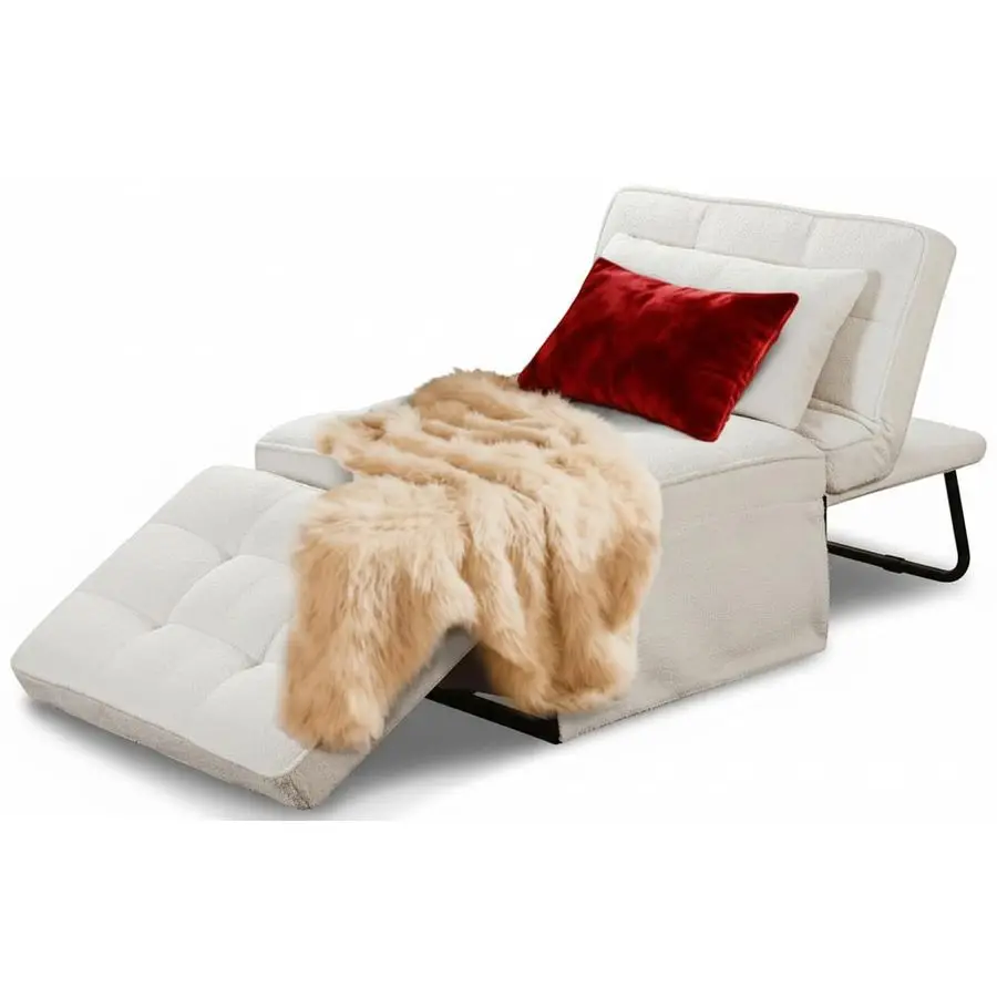 

Диван-кровать-трансформер, многофункциональная складная пуфик-кровать 4 в 1, регулируемая спинка, современное кресло-кровать для гостиной A