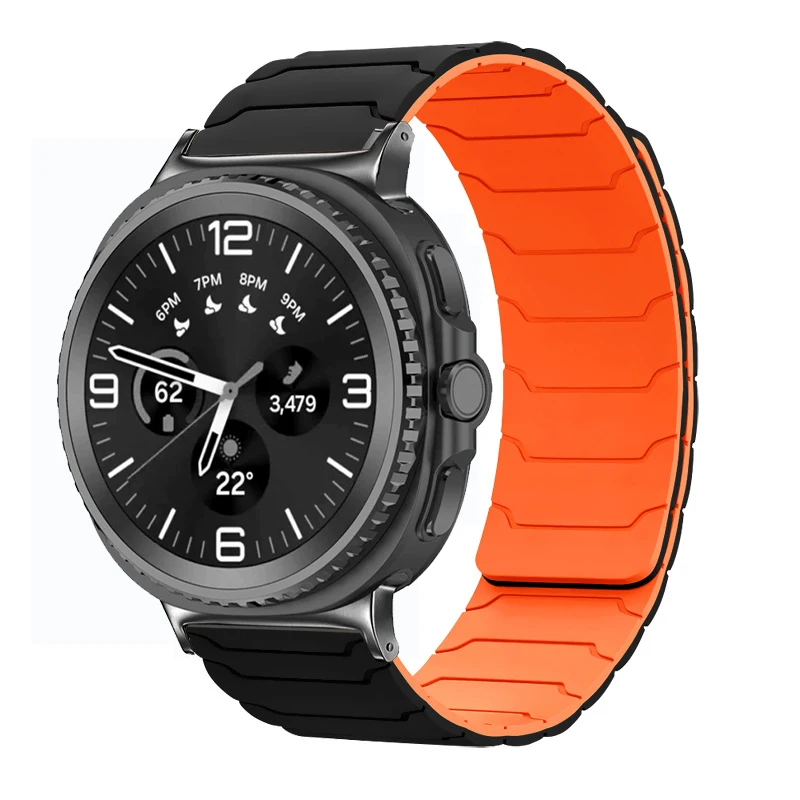 Magnetisches Silikonarmband für Samsung Galaxy Watch Ultra 2025 47mm Armband für Galaxy 8 40mm 44mm/8 Classic 46mm Sportarmband – Detail 15
