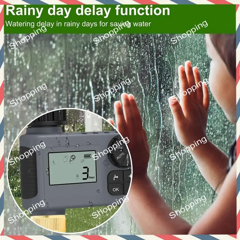 M20K Elektronische Tuin Water Timer Met LCD Scherm Enkele Uitgang Slang Irrigatie Controller Efficiënte Water Management Tool NH3/