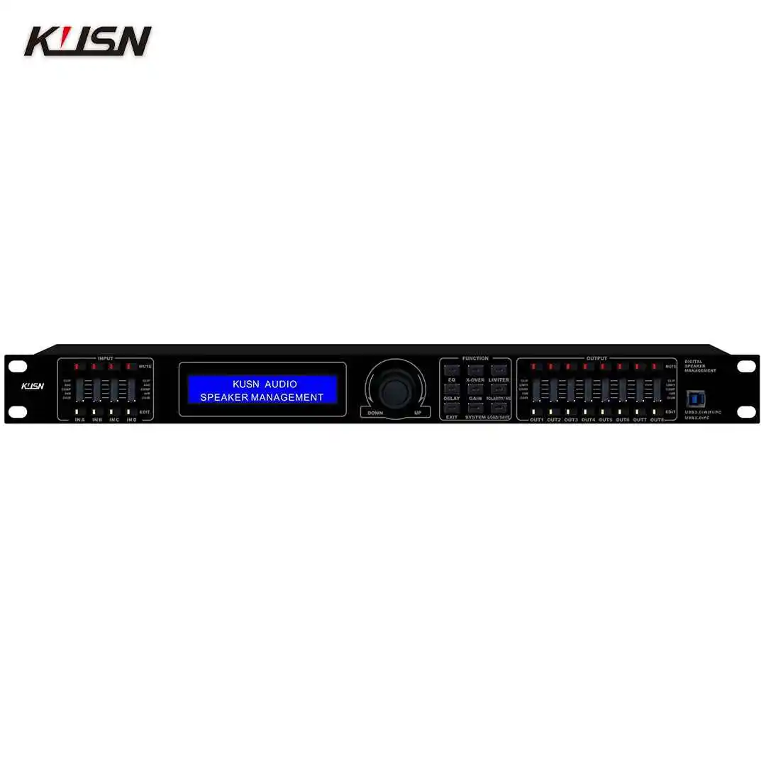 96KHz Sampling DSP Processor USB WiFi Control Conference Live Audio Device