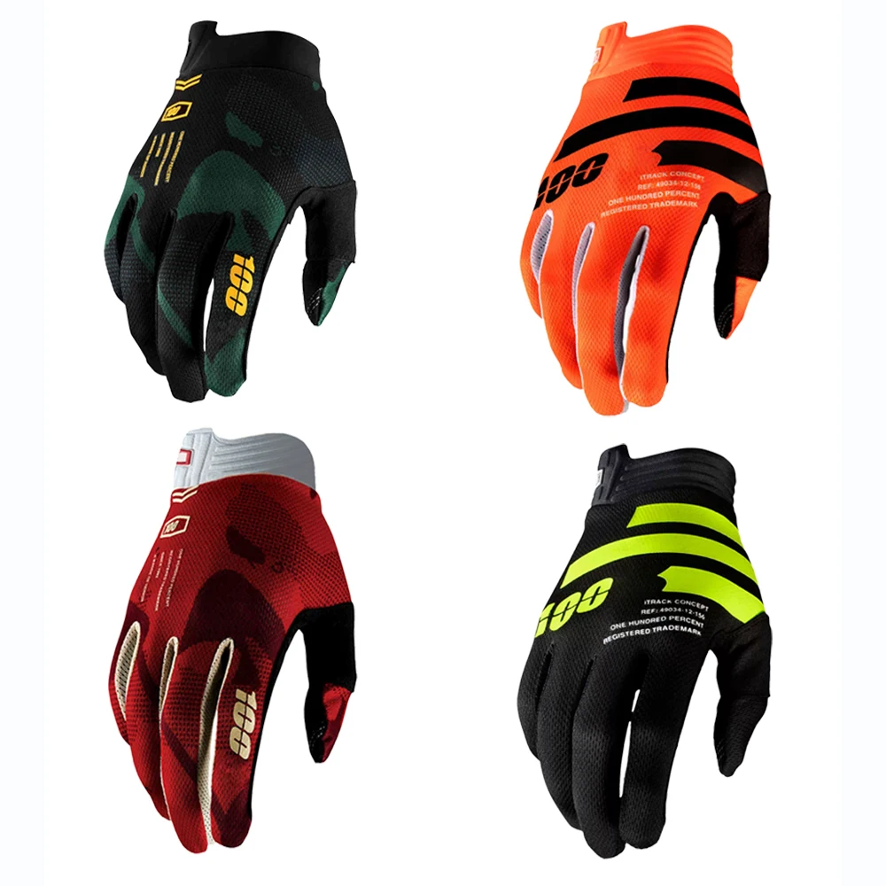 

100 Cycling Gloves Spring Summer Gloves Touch Screen Anti-slip Breathable MTB Road Bike Running Fitness Gym Motor Gloves