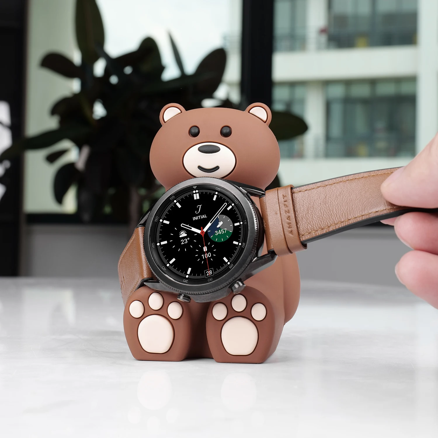 Caricabatterie per Samsung Galaxy Watch 4 Classic 42mm 46mm cavo di ricarica per Samsung Galaxy Watch 4 40 44mm Hodler Stand Dock staffa